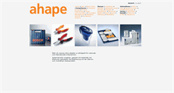 Desktop Screenshot of ahape.de