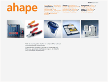 Tablet Screenshot of ahape.de